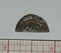 my medieval hammered half penny